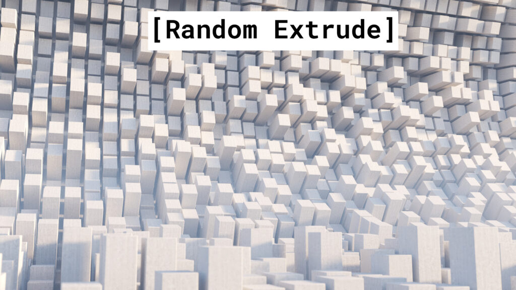 Random Extrude Script | Python | Maxscript | 3Ds Max | Automation | PyMXS